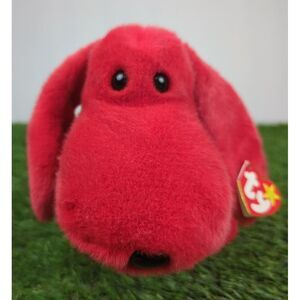 Ty‎ Beanie Buddies ROVER the Red Dog 12" Plush Stuffed Animal VTG 1998